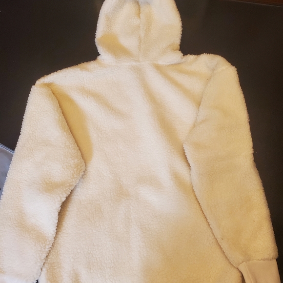 travis scott half zip sherpa hoodie